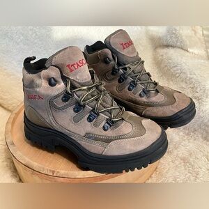Itasca Brown Lace Up Hiking Outdoor Rugged Boots Size 7